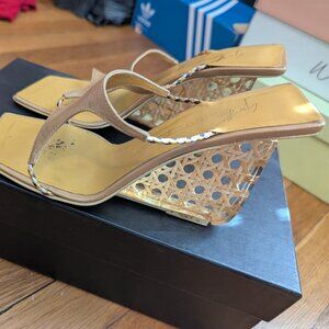 Guiseppe zanotti wedge heel sandal